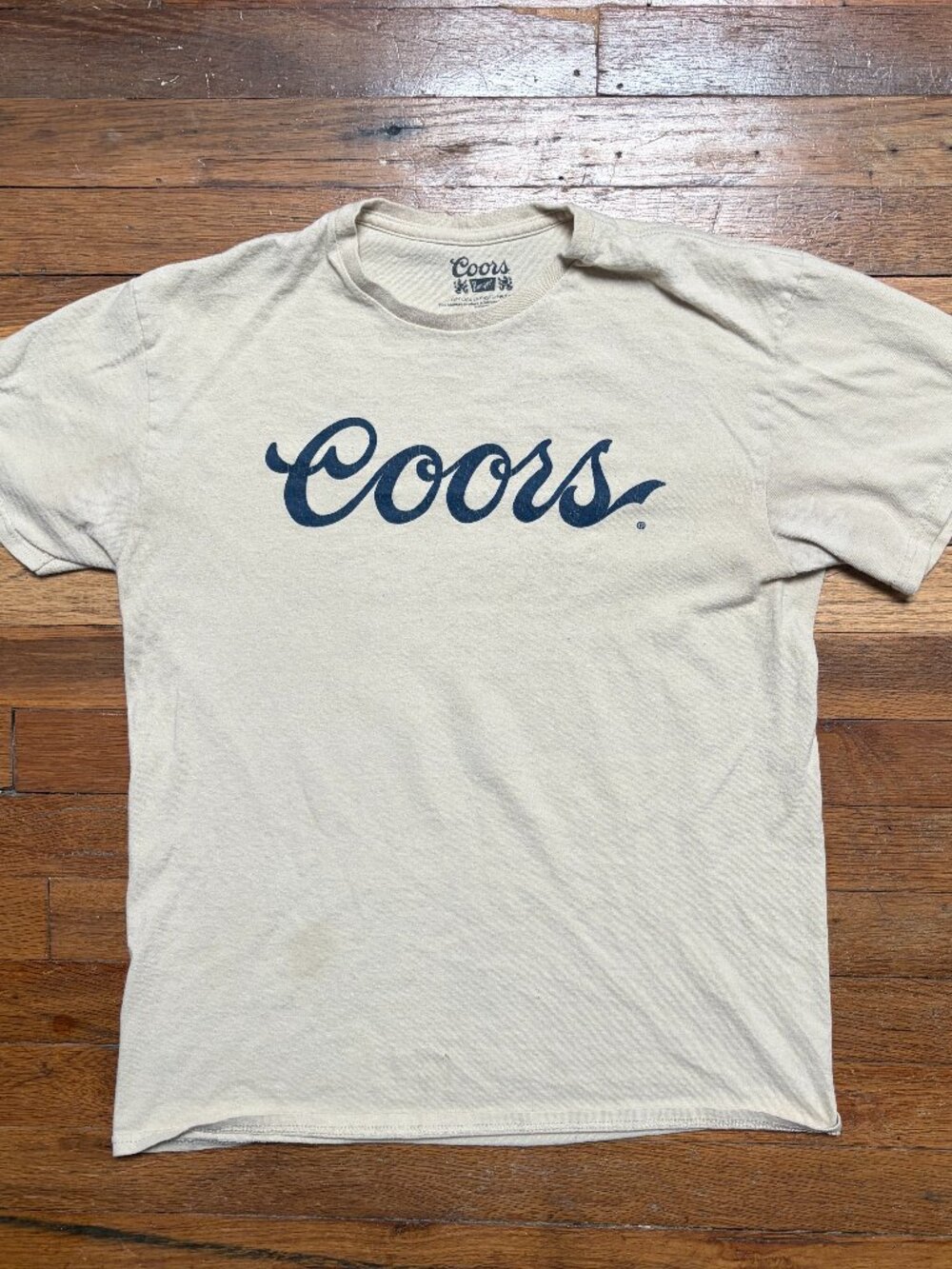 COORS LIGHT BREWED IN COLORADO T SHIRT OFFICIAL LICENSE TEE SIZE M
